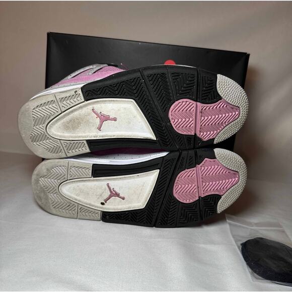 Size 9.5 - Nike Wmns Air Jordan 4 Retro Orchid Women's Shoes Ships Now - Picture 6 of 10